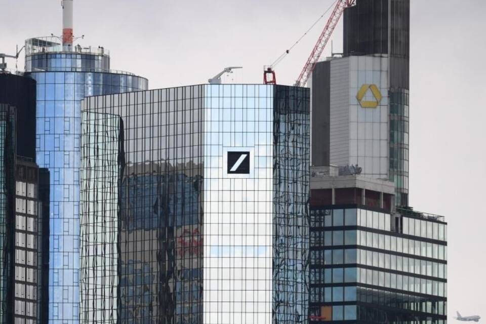 Deutsche Bank und Commerzbank in Frankfurt