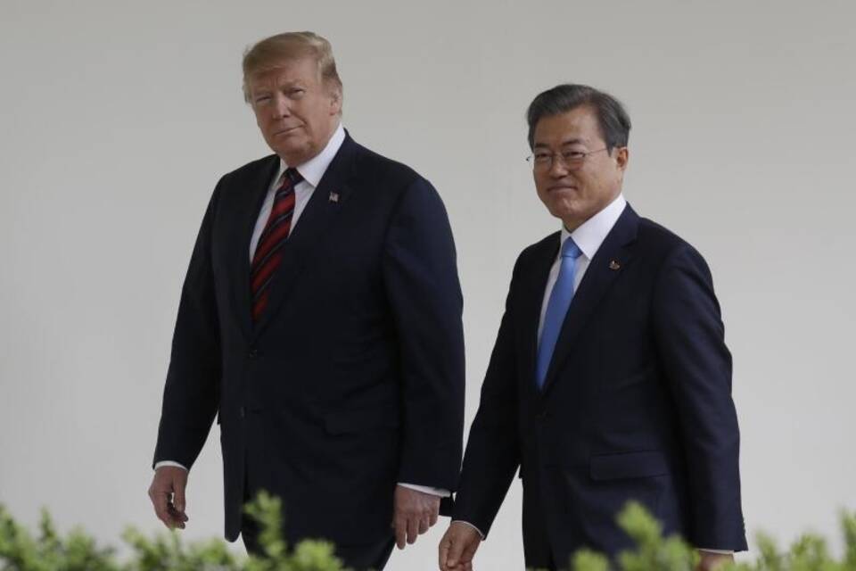 Donald Trump und Moon Jae In