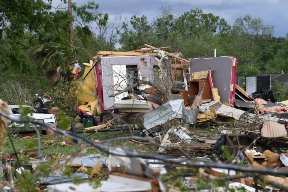 Tornadoschäden im texanischen Franklin