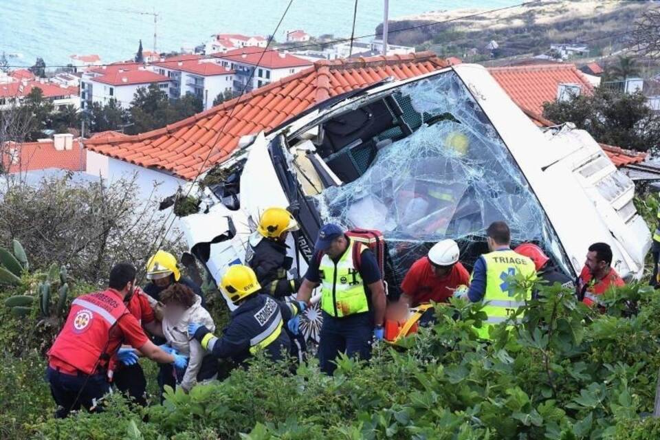 Busunglück auf Madeira