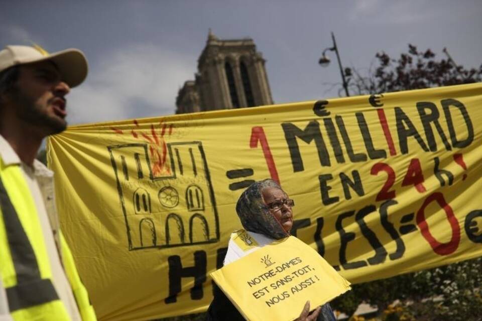 «Gelbwesten»-Proteste in Paris