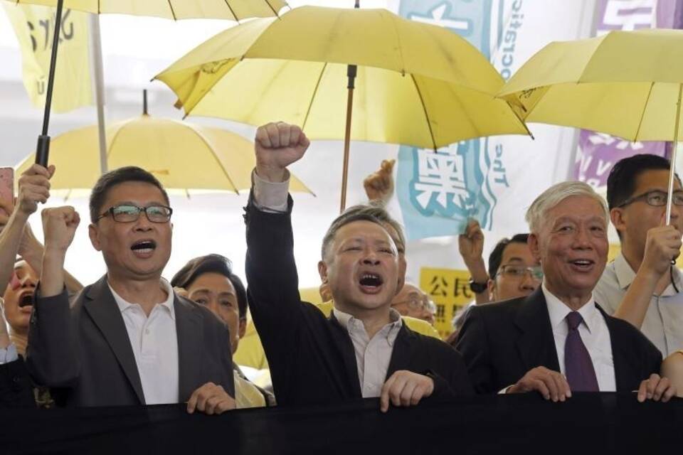 Anführer der «Regenschirm-Bewegung» Anführer der «Regenschirm-Bewegung»