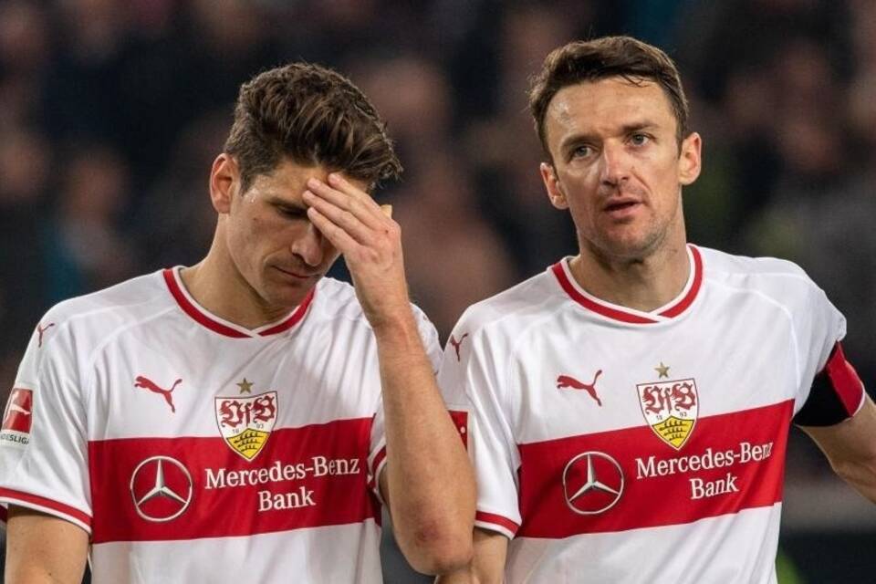 Mario Gomez und Christian Gentner Mario Gomez und Christian Gentner