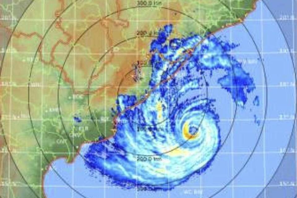 Vor Zyklon "Fani" in Indien