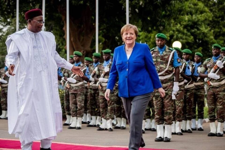 Merkel im Niger