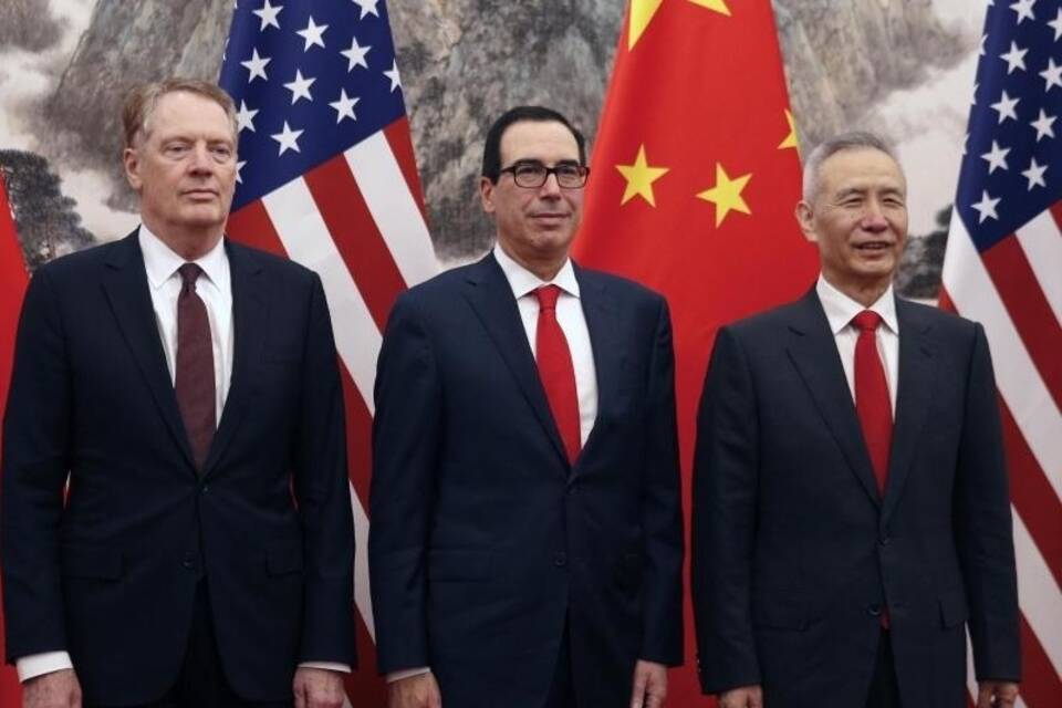 Handelsgespräche zwischen China und USA Handelsgespräche zwischen China und USA