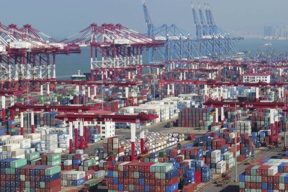 Hafen in Qingdao