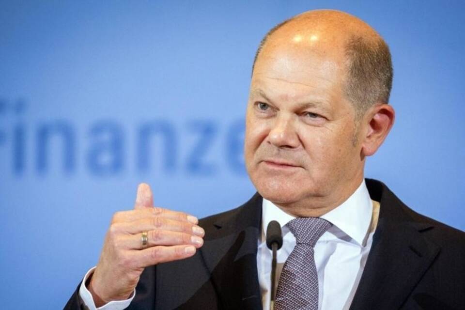 Finanzminister Scholz Finanzminister Scholz
