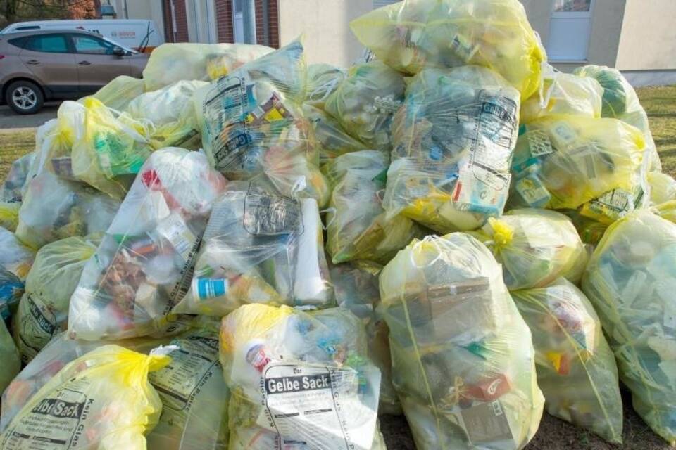 Plastikmüll in Fürstenwalde Plastikmüll in Fürstenwalde