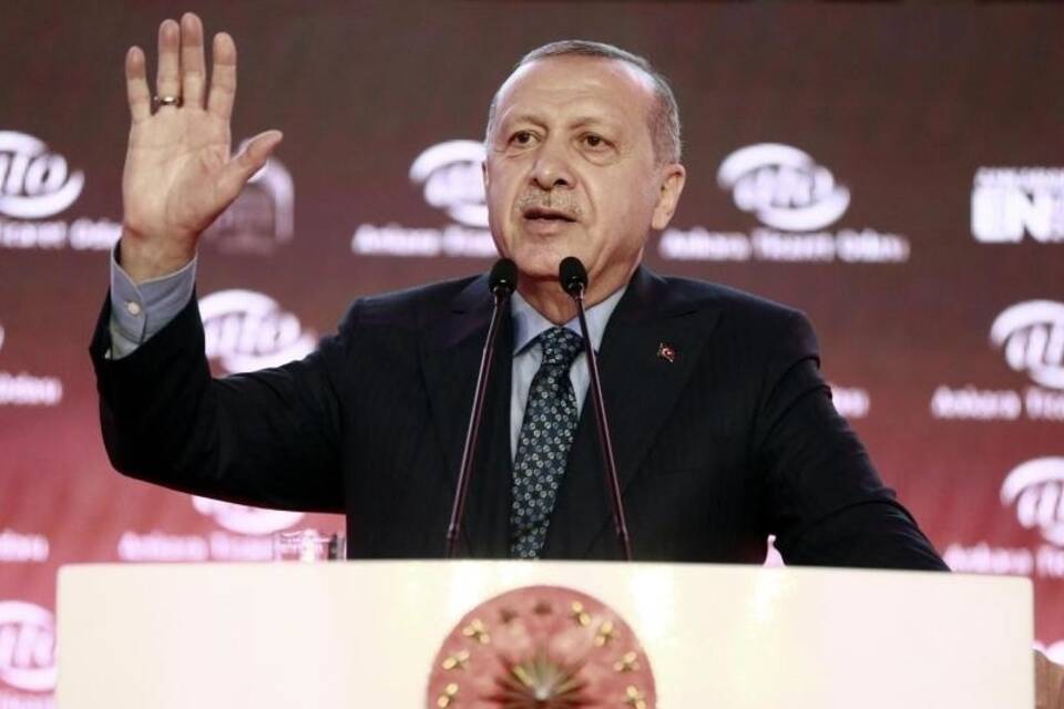 Erdogan spricht in Ankara