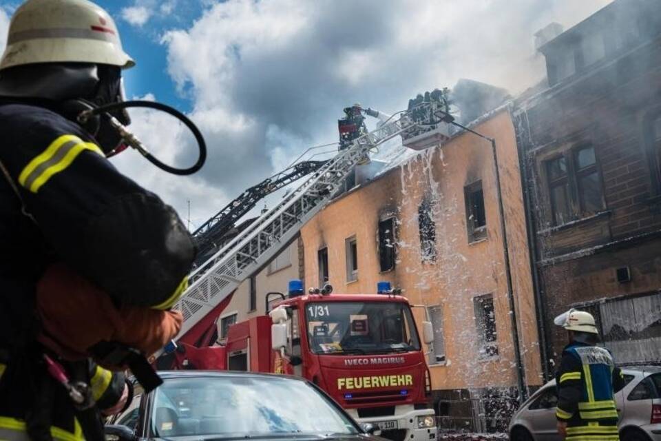 Wohnhausbrand im Saarland