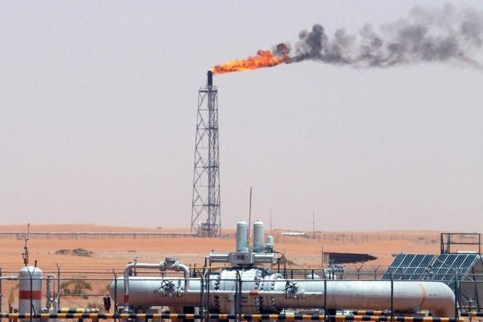 Ölfeld in Saudi-Arabien Ölfeld in Saudi-Arabien