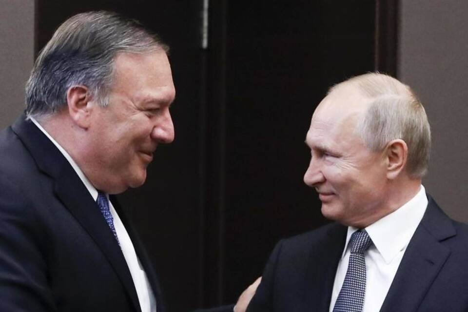 Pompeo und Putin Pompeo und Putin