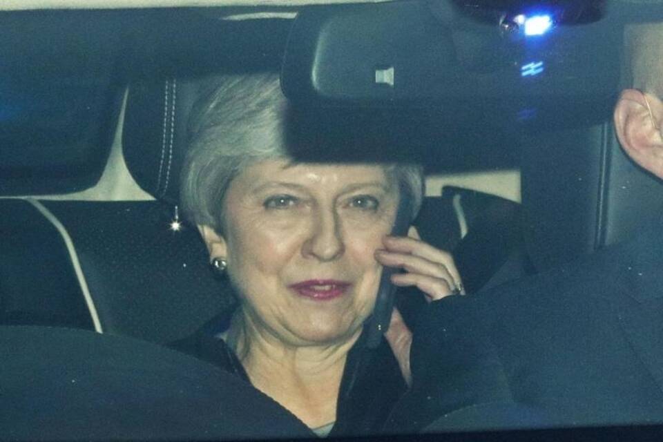 Premierministerin Theresa May in London Premierministerin Theresa May in London