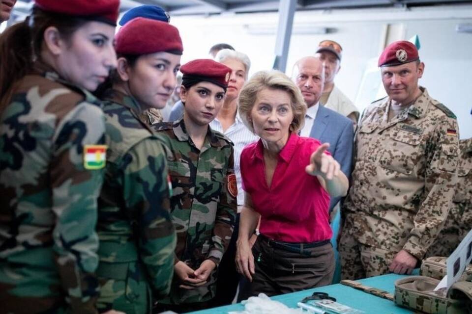 Ursula von der Leyen im Irak