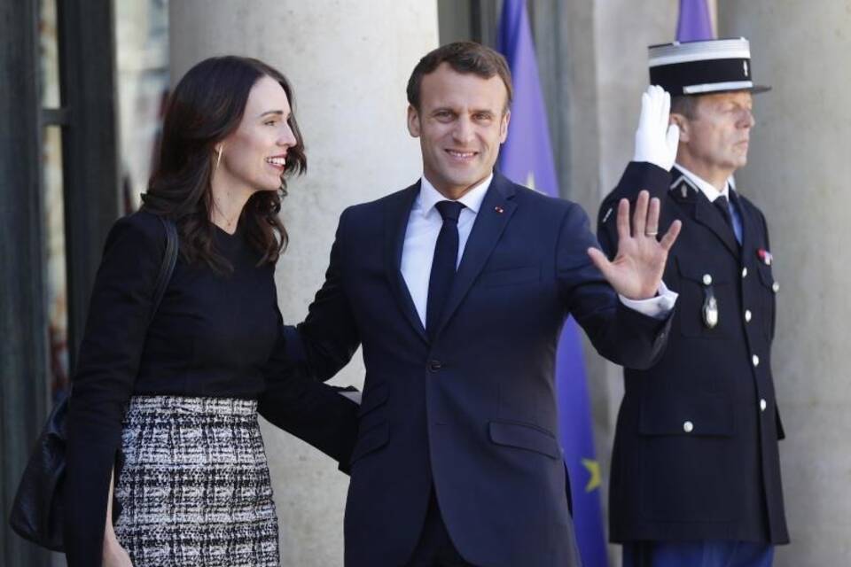 Jacinda Ardern und Emmanuel Macron