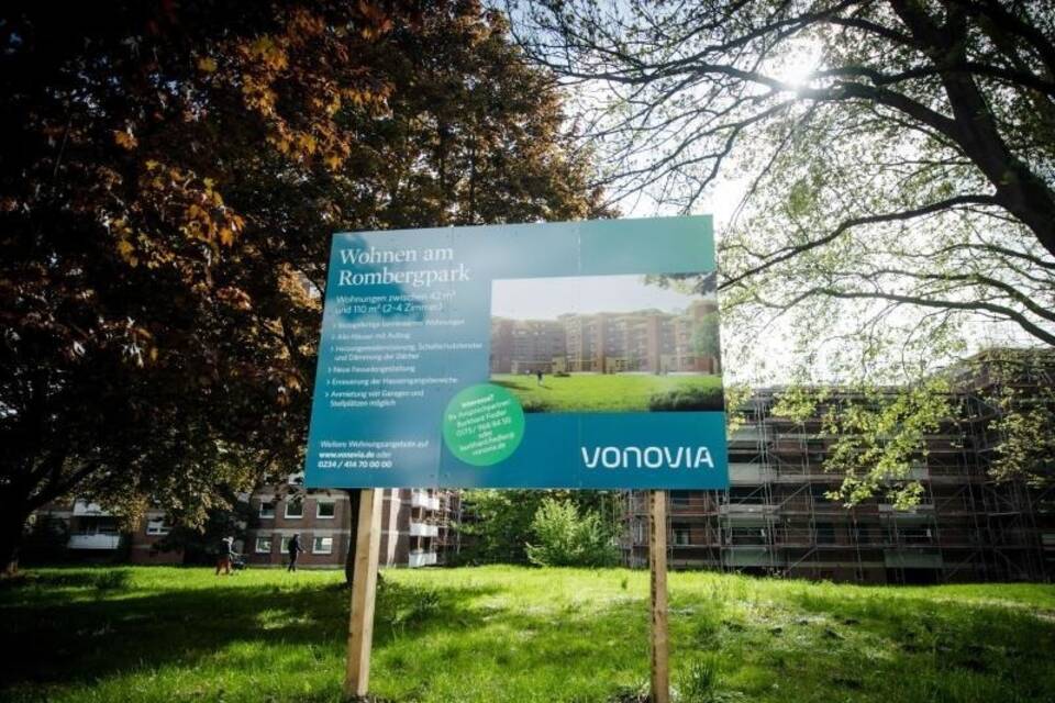 Vonovia Werbeschild Vonovia Werbeschild