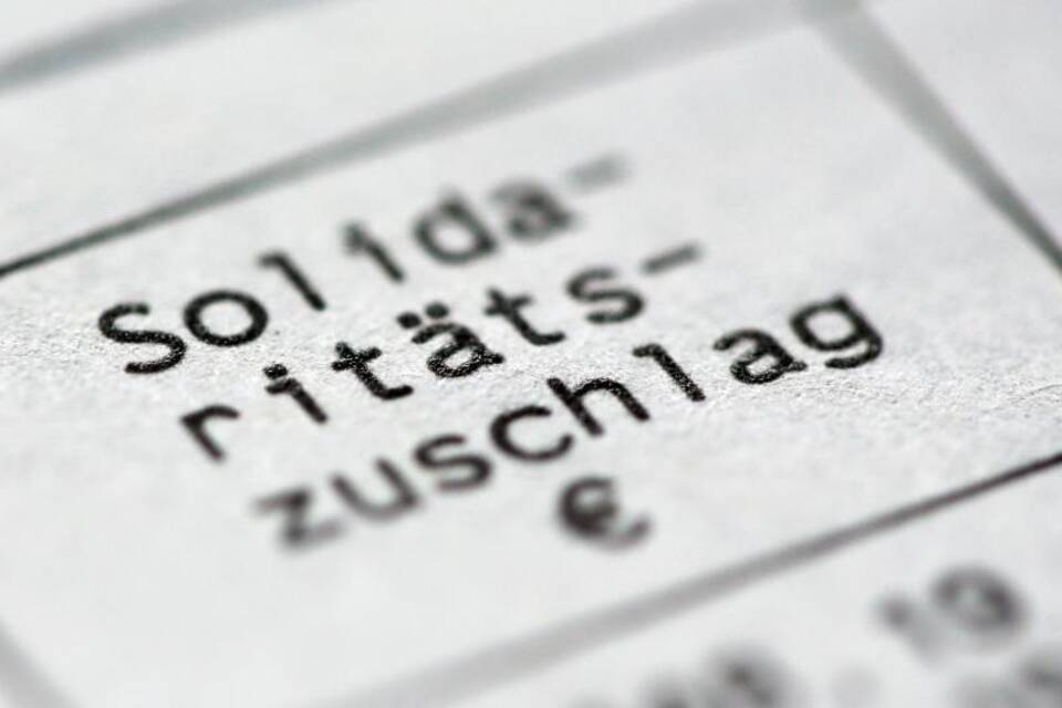 Solidaritätszuschlag Solidaritätszuschlag