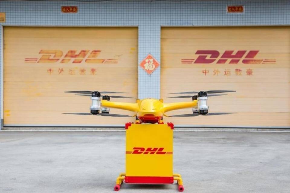 Drohnen-Lieferungen in China aufgenommen Drohnen-Lieferungen in China aufgenommen