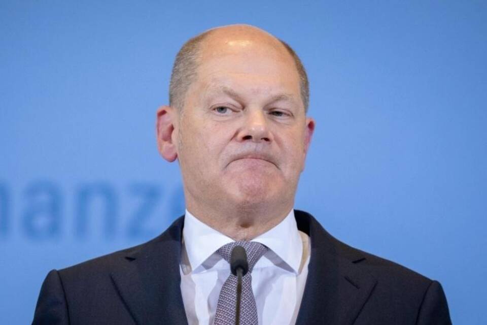 Finanzminister Scholz Finanzminister Scholz