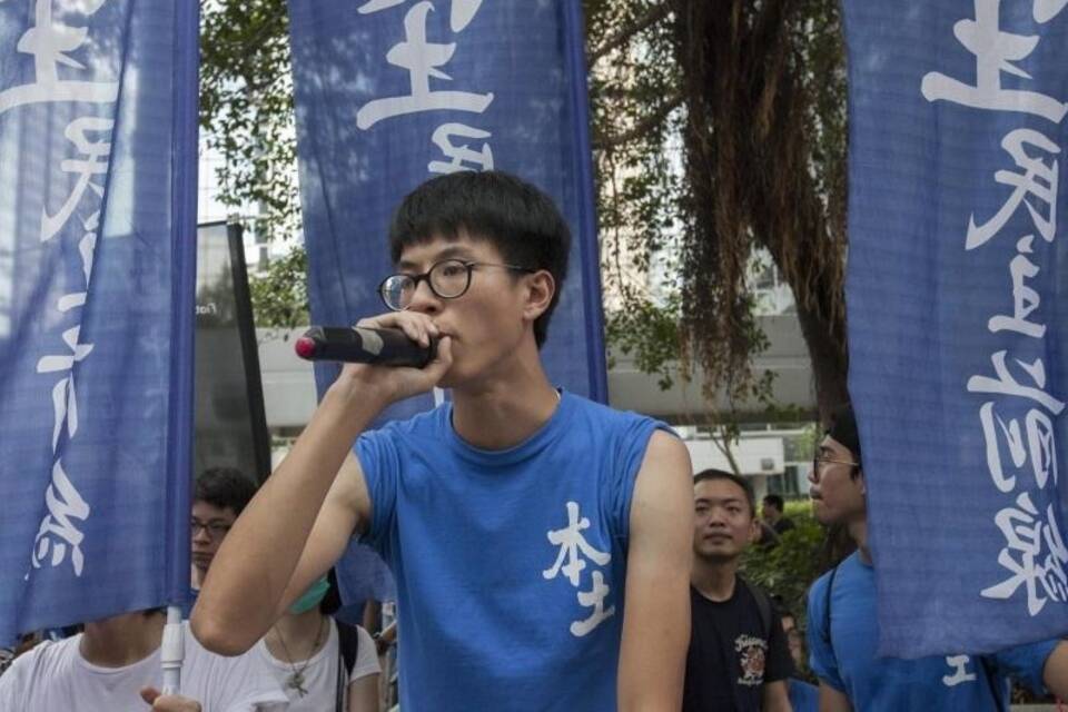 Aktivist aus Hongkong Aktivist aus Hongkong