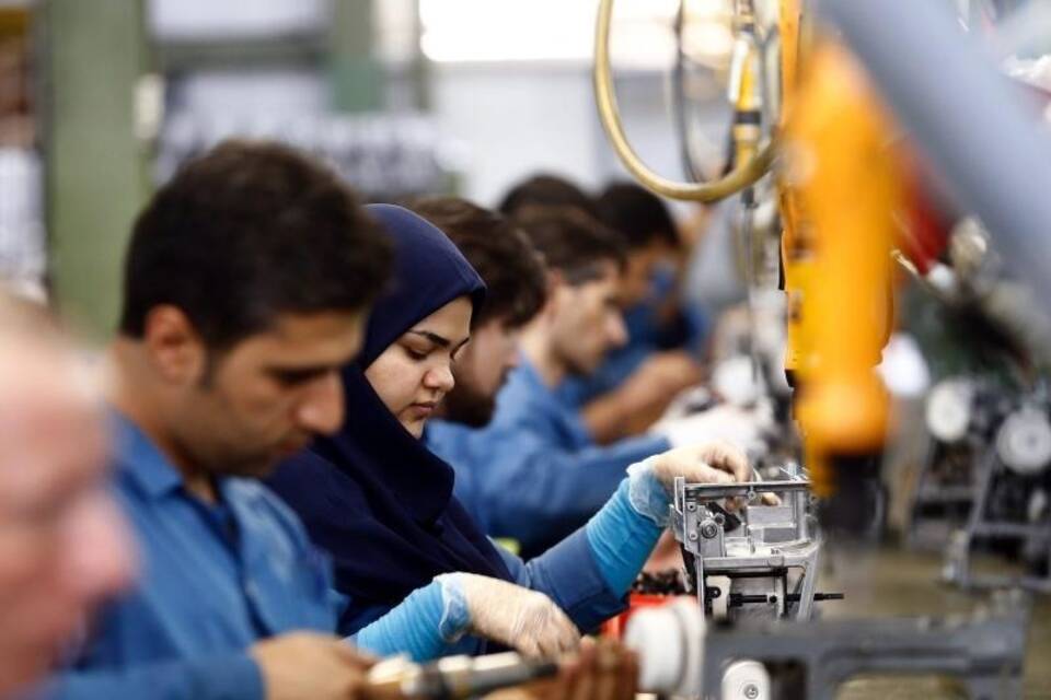 Industrieproduktion im westiranischen Qazvin