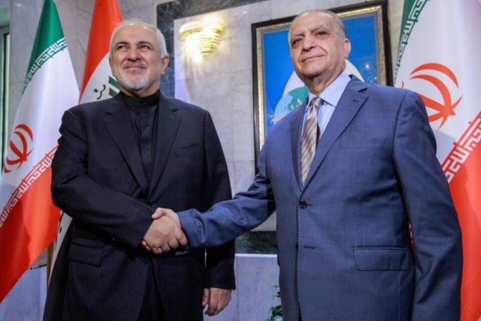 Irans Außenminister Sarif in Bagdad Irans Außenminister Sarif in Bagdad