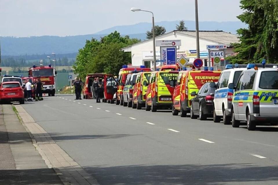 Explosion in Einfamilienhaus