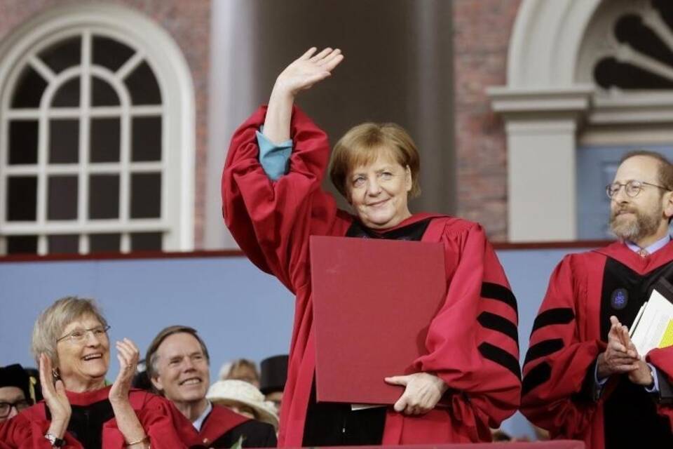 Merkel in Cambridge