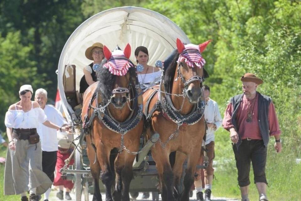 Historischer Kaufmannszug