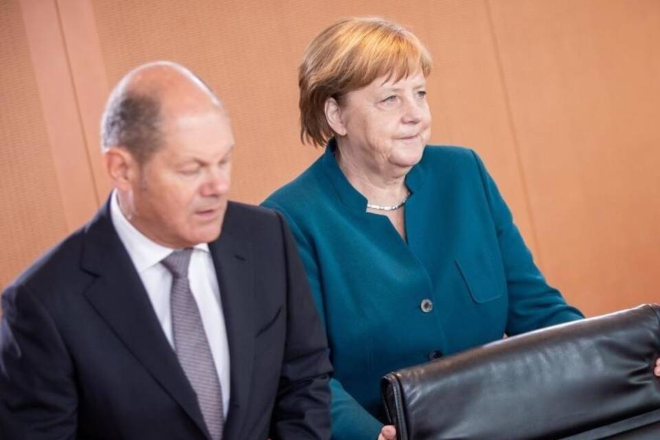 Scholz und Merkel Scholz und Merkel