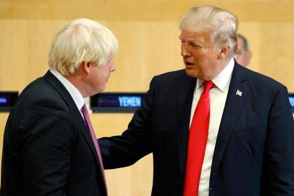 Boris Johnson und Donald Trump