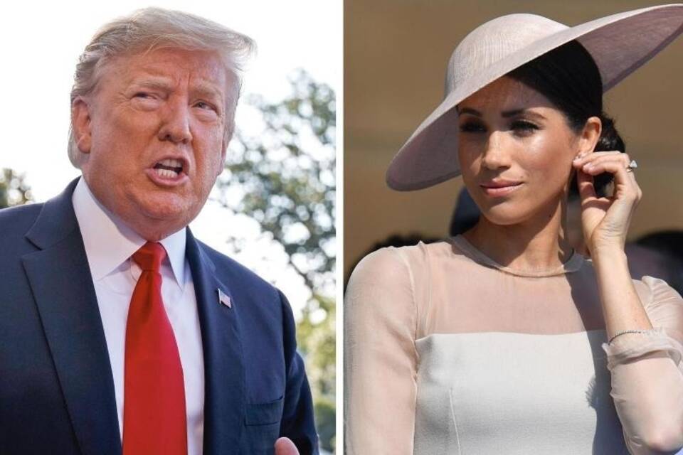 Donald Trump + Herzogin Meghan