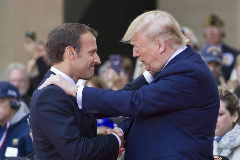 Donald Trump und Emmanuel Macron