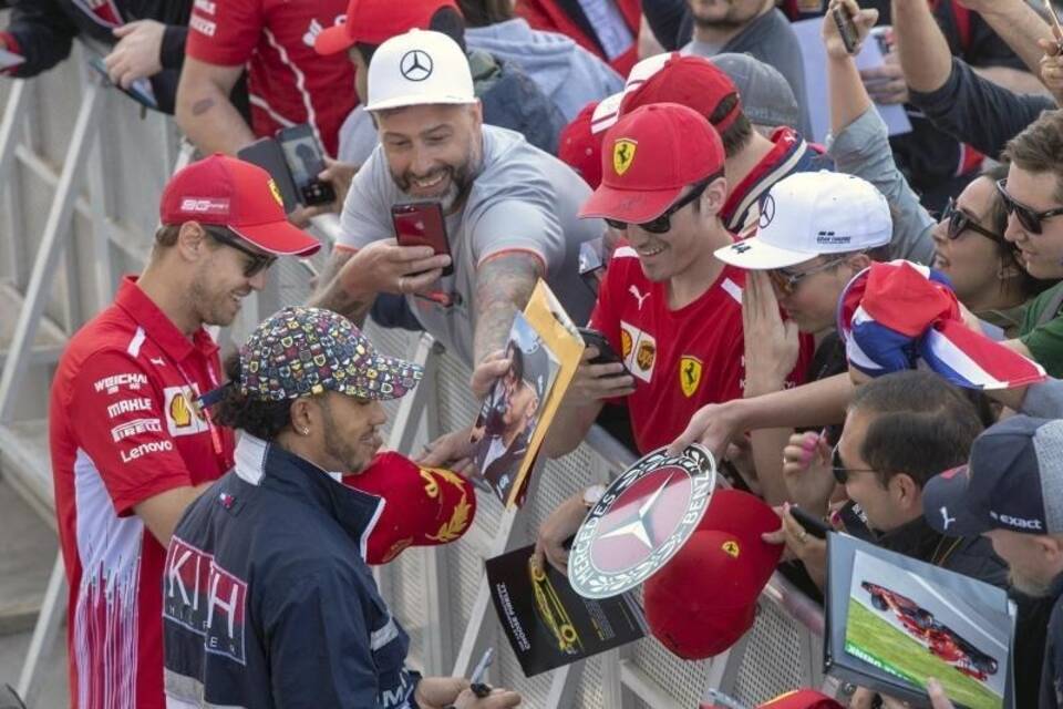 Vettel und Hamilton Vettel und Hamilton
