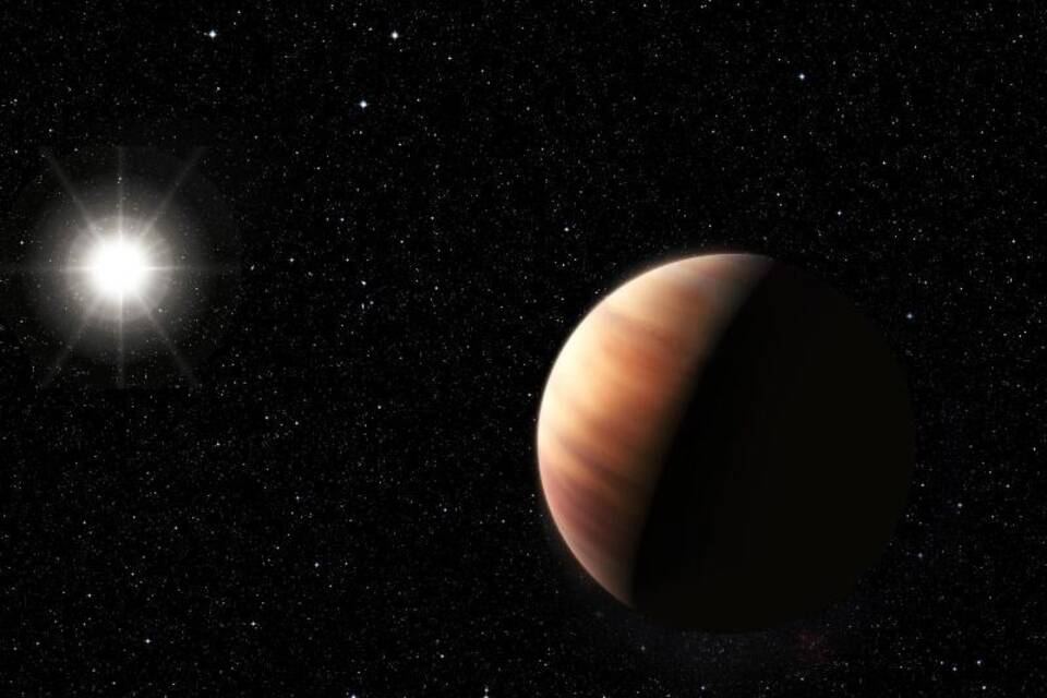 Exoplanet und Stern
