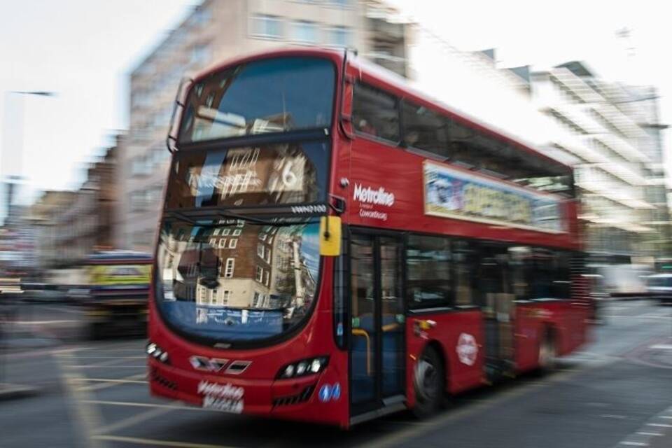 Doppeldeckerbus in London