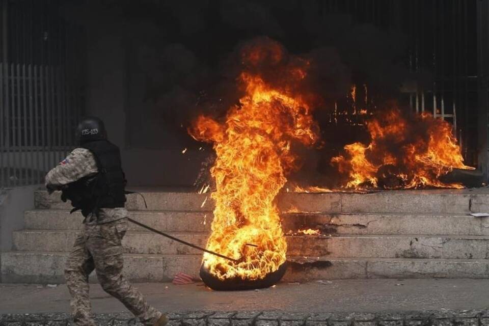 Protest in Haiti