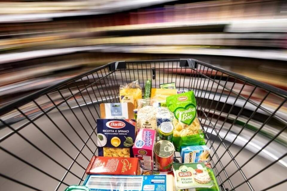 Einkaufen im Supermarkt Einkaufen im Supermarkt