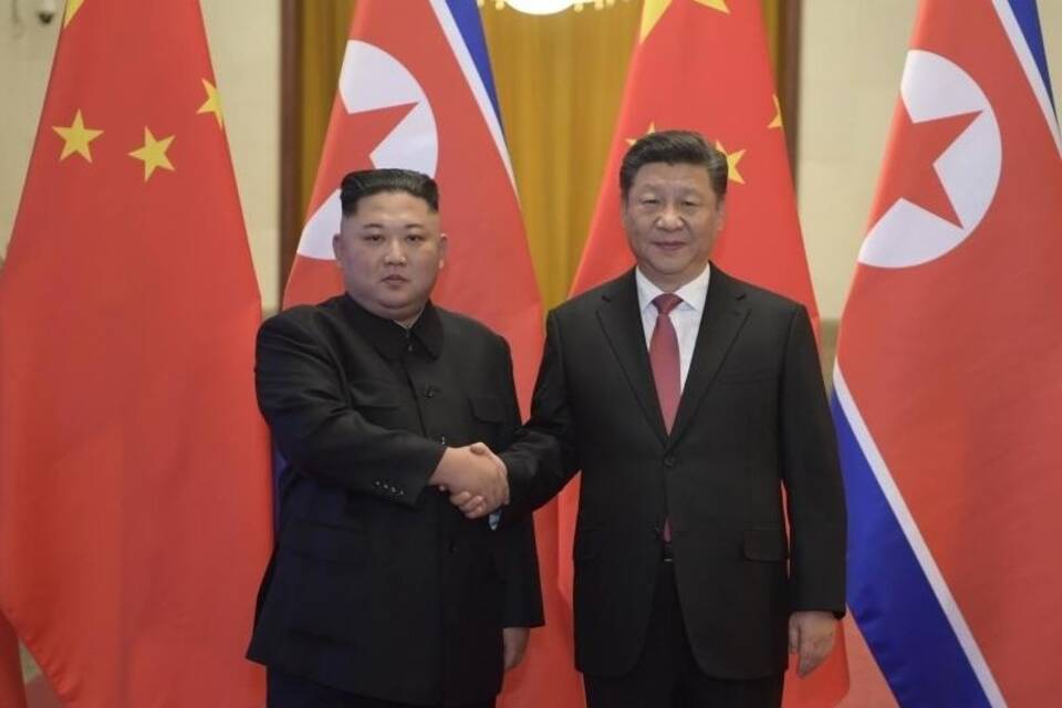 Xi Jinping und Kim Jong Un