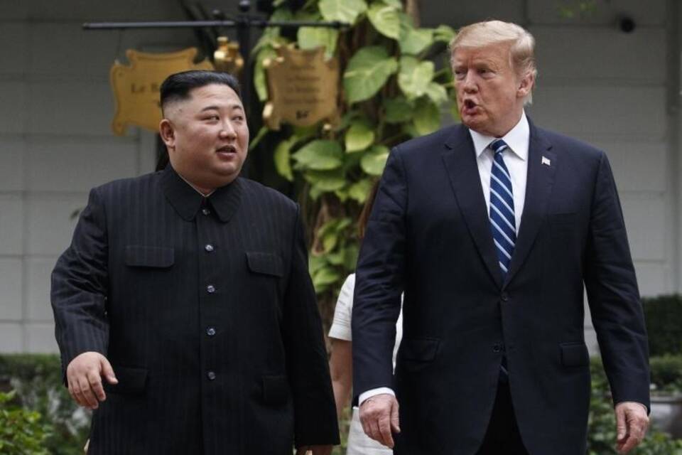 Trump und Kim in Hanoi