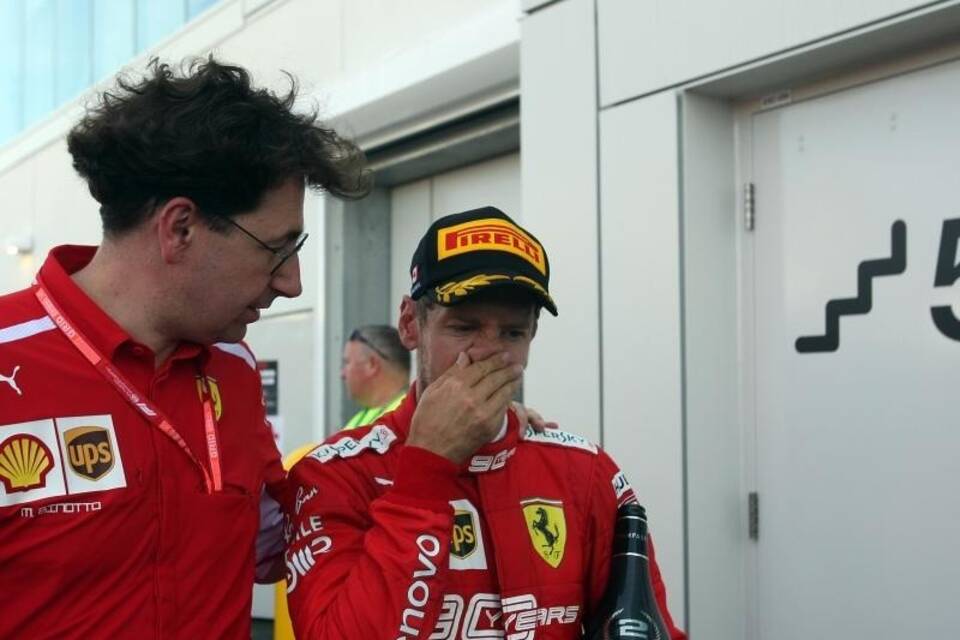 Binotto und Vettel