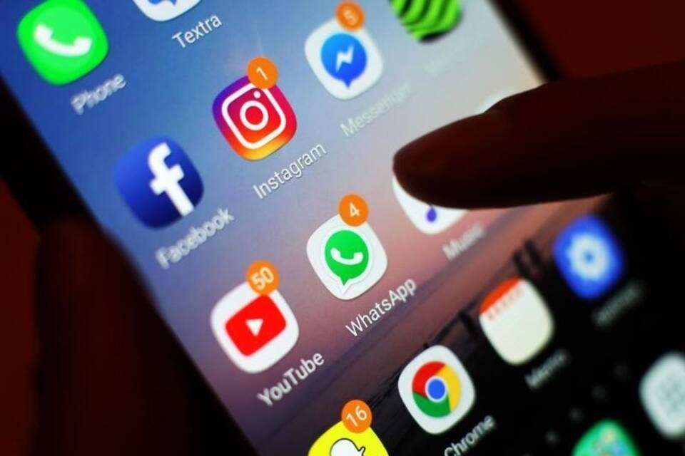 Facebook, Instagram und Whatsapp Facebook, Instagram und Whatsapp