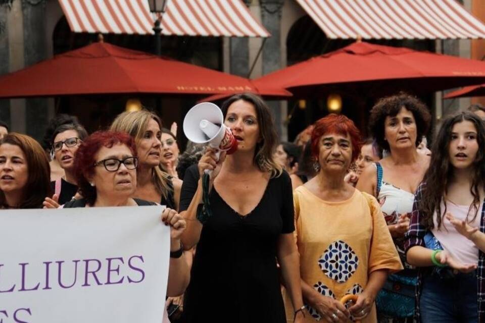 Protestdemo auf Mallorca