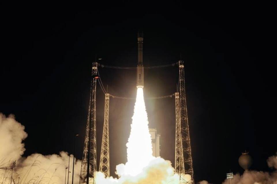 Raketenstart in Kourou Raketenstart in Kourou