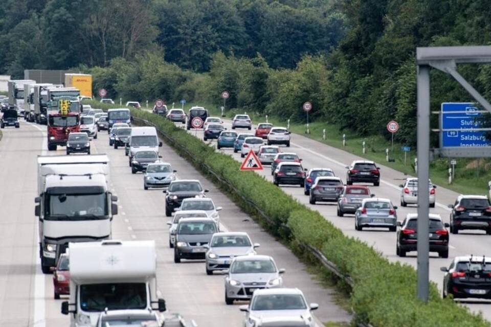 Ferienverkehr auf der Autobahn