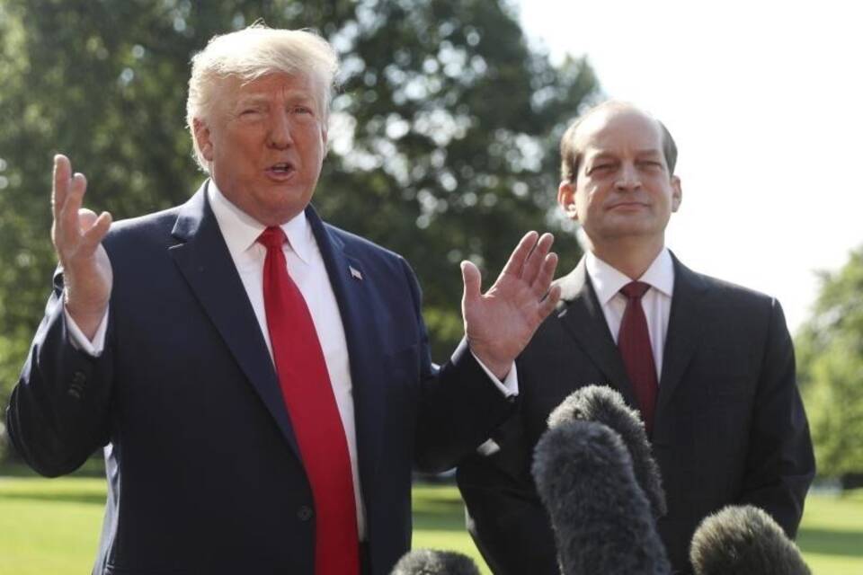 US-Arbeitsminister Acosta tritt zurück US-Arbeitsminister Acosta tritt zurück