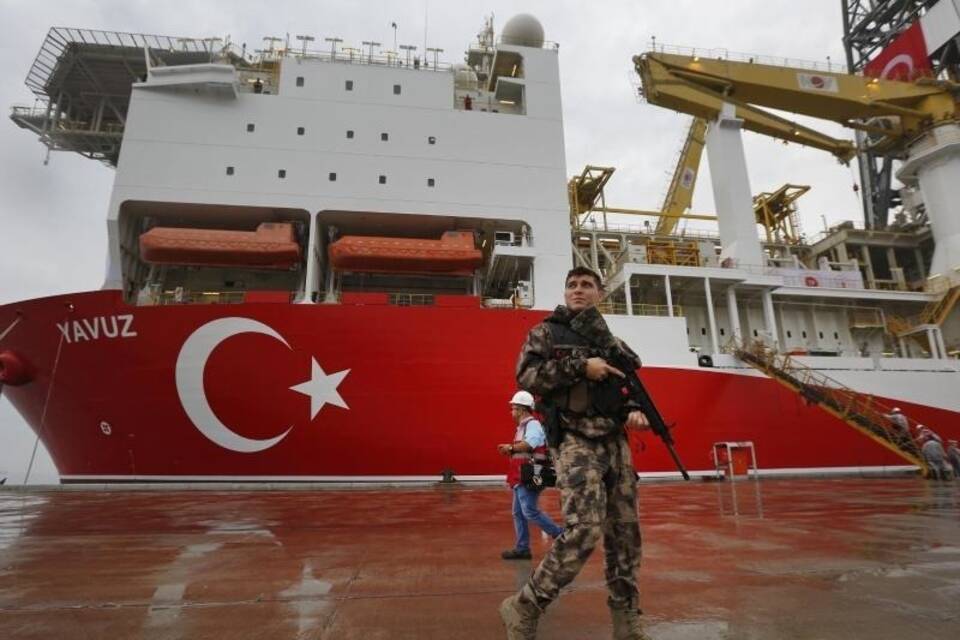 Türkisches Bohrschiff