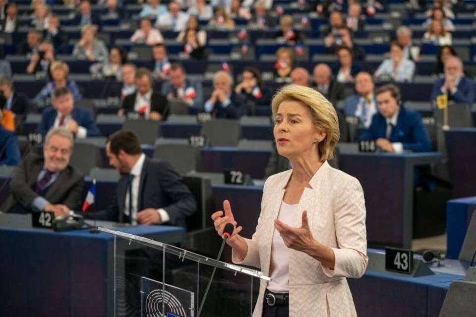 Von der Leyen spricht in Straßburg