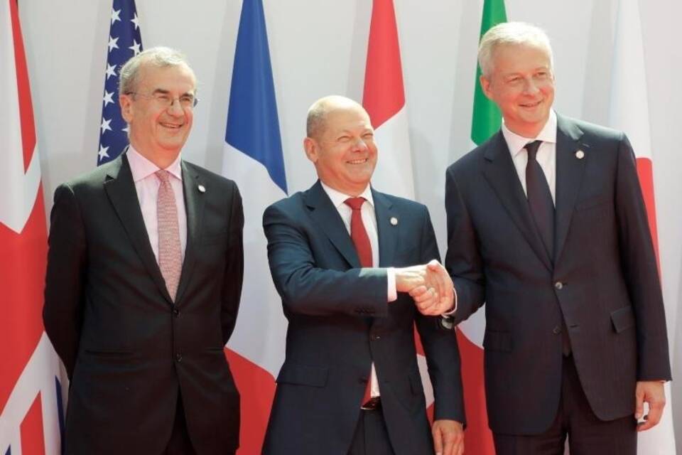 Treffen der G7-Finanzminister in Frankreich